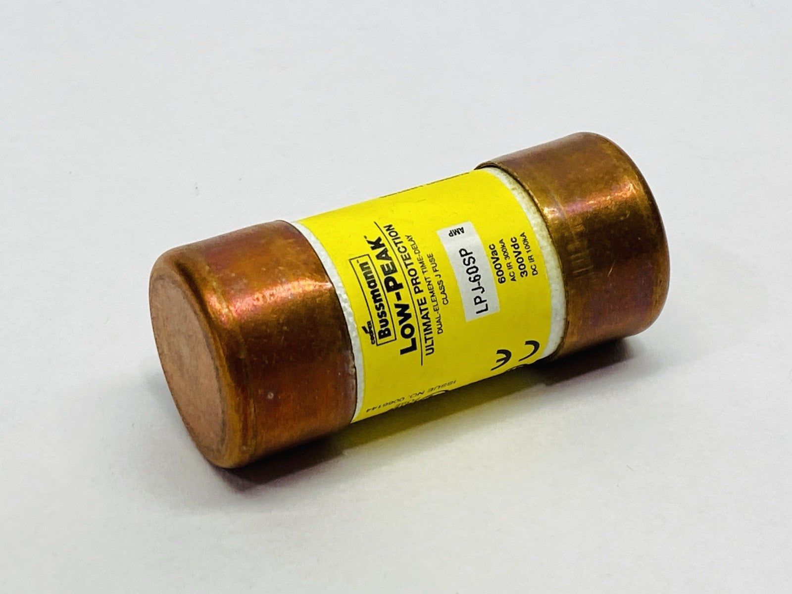 Eaton LPJ-60SP Bussmann Low-Peak Class J Time Delay Fuse 60A 600VAC 300VDC - Maverick Industrial Sales
