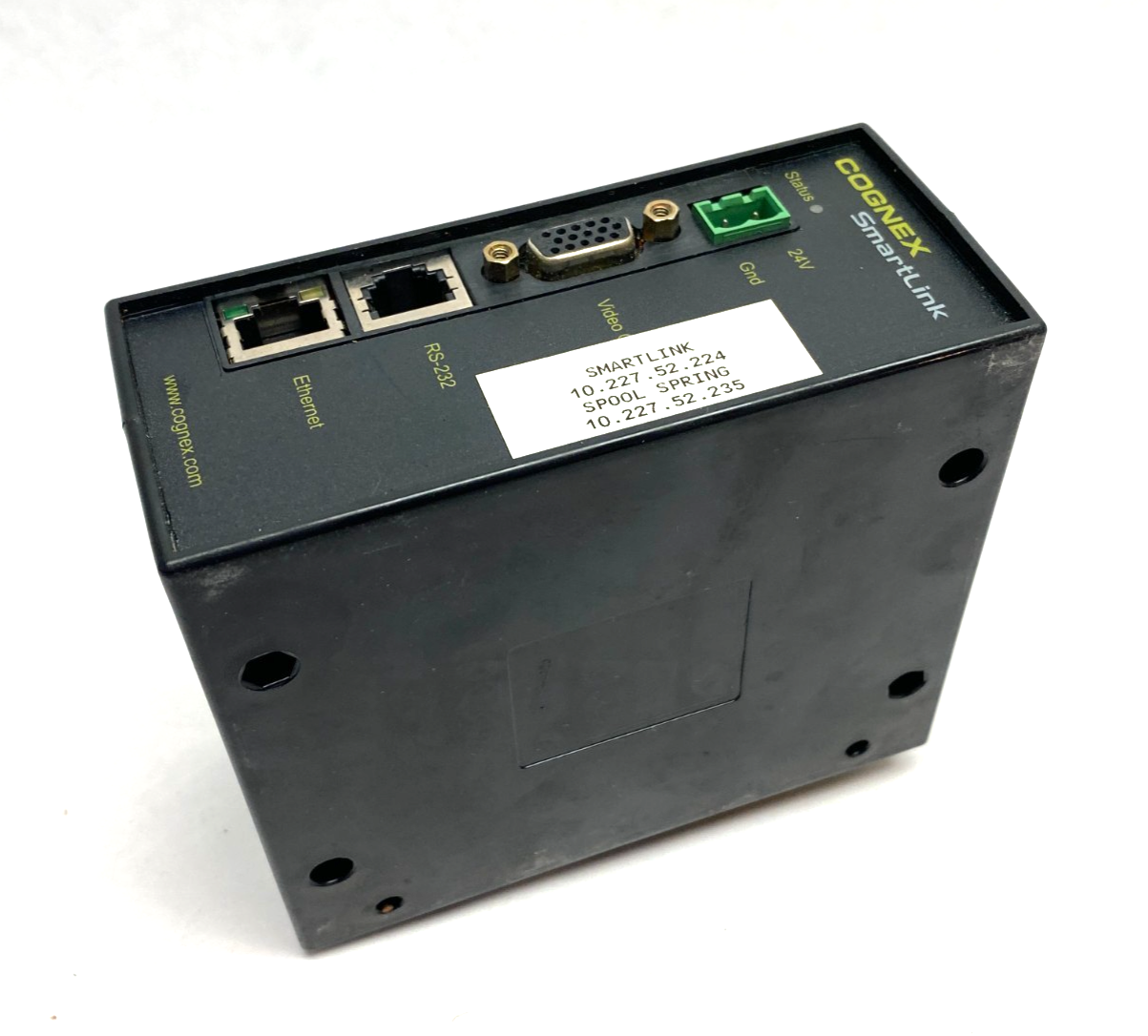 Cognex DVT-SL SmartLink Camera Connection Unit BROKEN DIN MOUNT - Maverick Industrial Sales