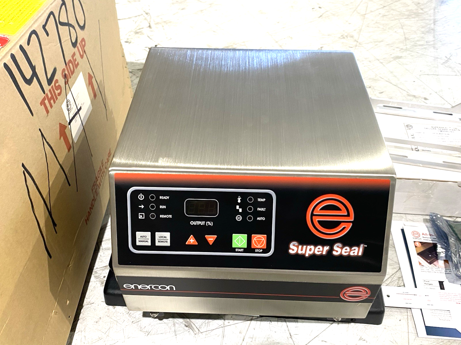 Enercon LM5022-222 Super Seal™ 100 Induction Cap Sealer, w/ Spare Parts Kit - Maverick Industrial Sales