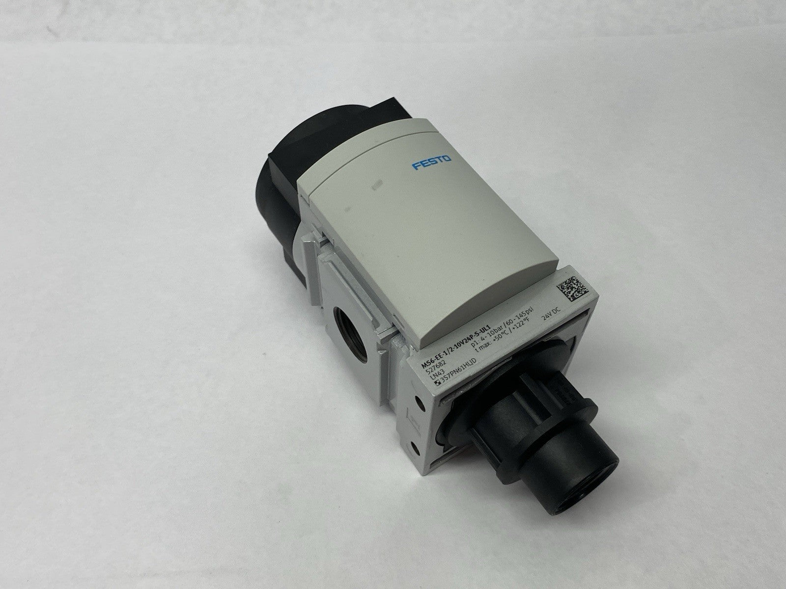 Festo MS6-EE-1/2-10V24P-S-UL1 On/Off Valve G1/2 Ports 24VDC 527682 - Maverick Industrial Sales