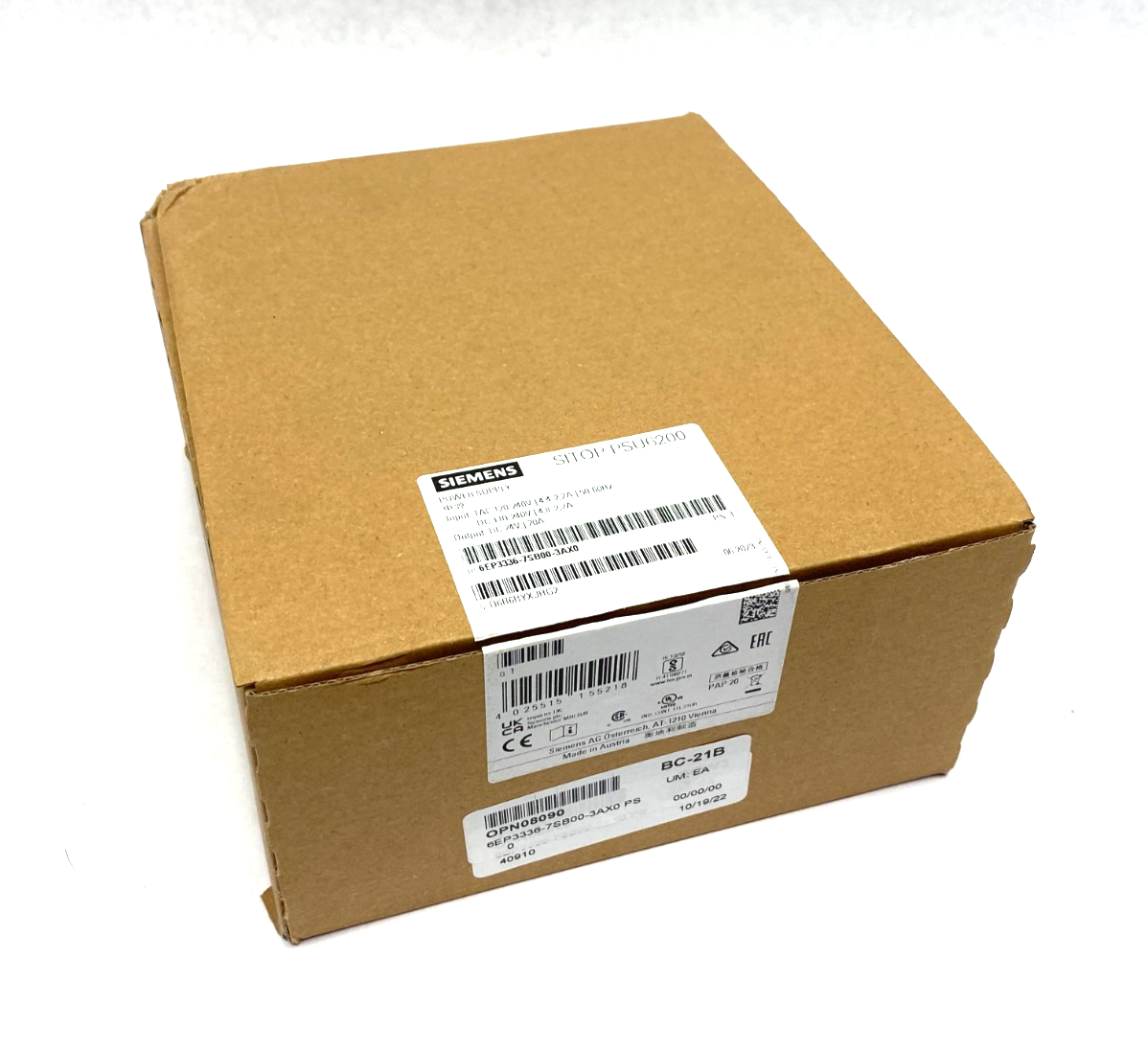 Siemens 6EP3336-7SB00-3AX0 SITOP PSU6200 Power Supply Module - Maverick Industrial Sales