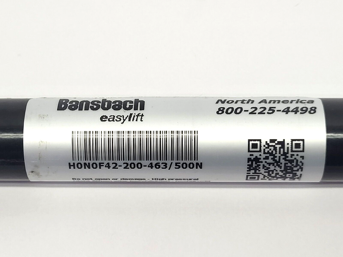 500n Spring H0N0F42-200-463/500N | Bansbach H0N0F42-200-463/500N Easy Lift Gas Spring