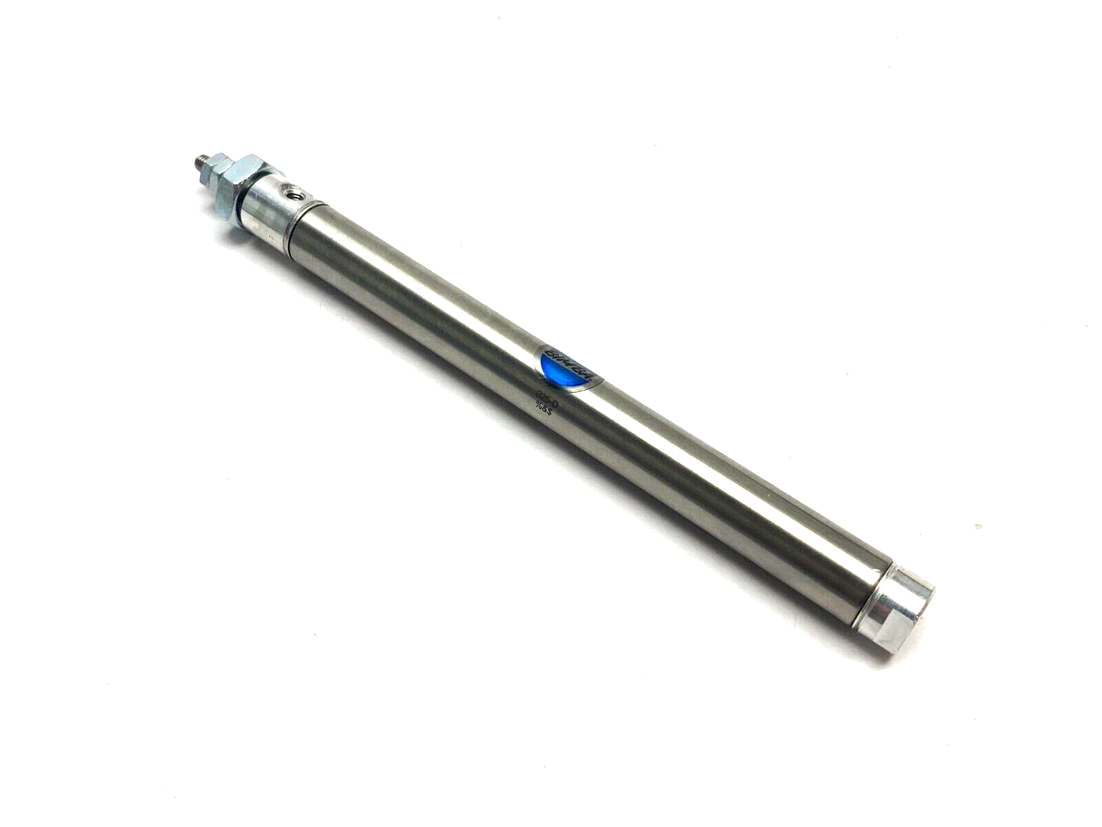 Bimba 025-D Round Body Stainless Steel Pneumatic Cylinder 9/16" Bore, 5" Stroke - Maverick Industrial Sales