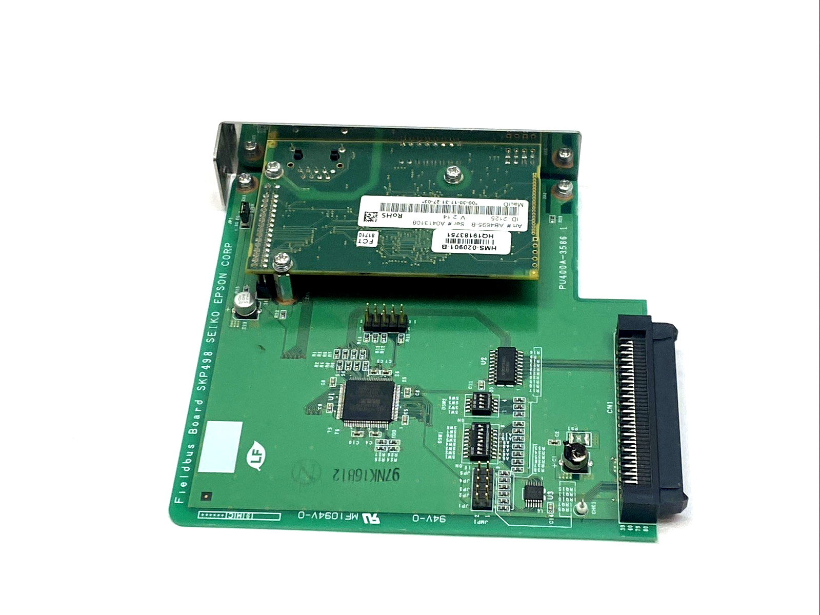 HMS-020901-B | Epson Fieldbus Board Seiko 6XNS11/02 EtherCAT/IP SKP498 - For parts or not working - Maverick Industrial Sales
