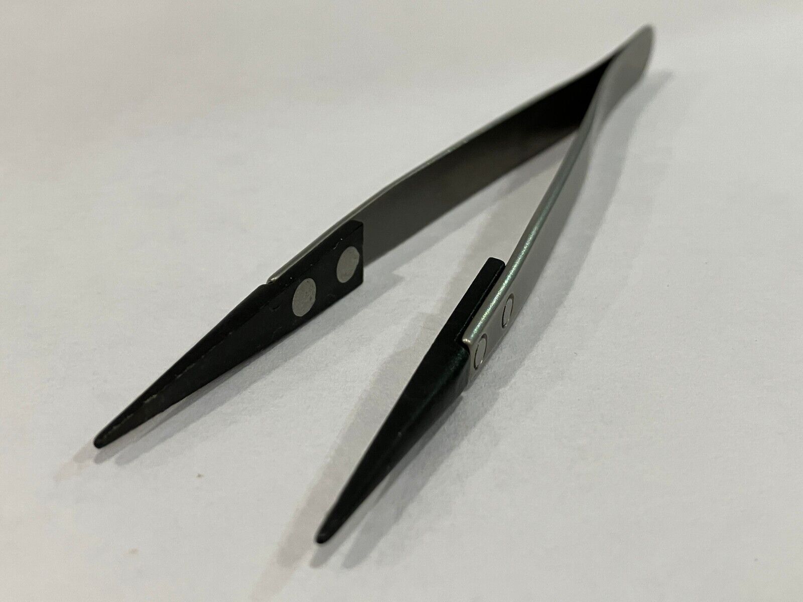 Techni-Tool 00CF Stainless Steel Tweezers Antiacid Antimagnetic - Maverick Industrial Sales