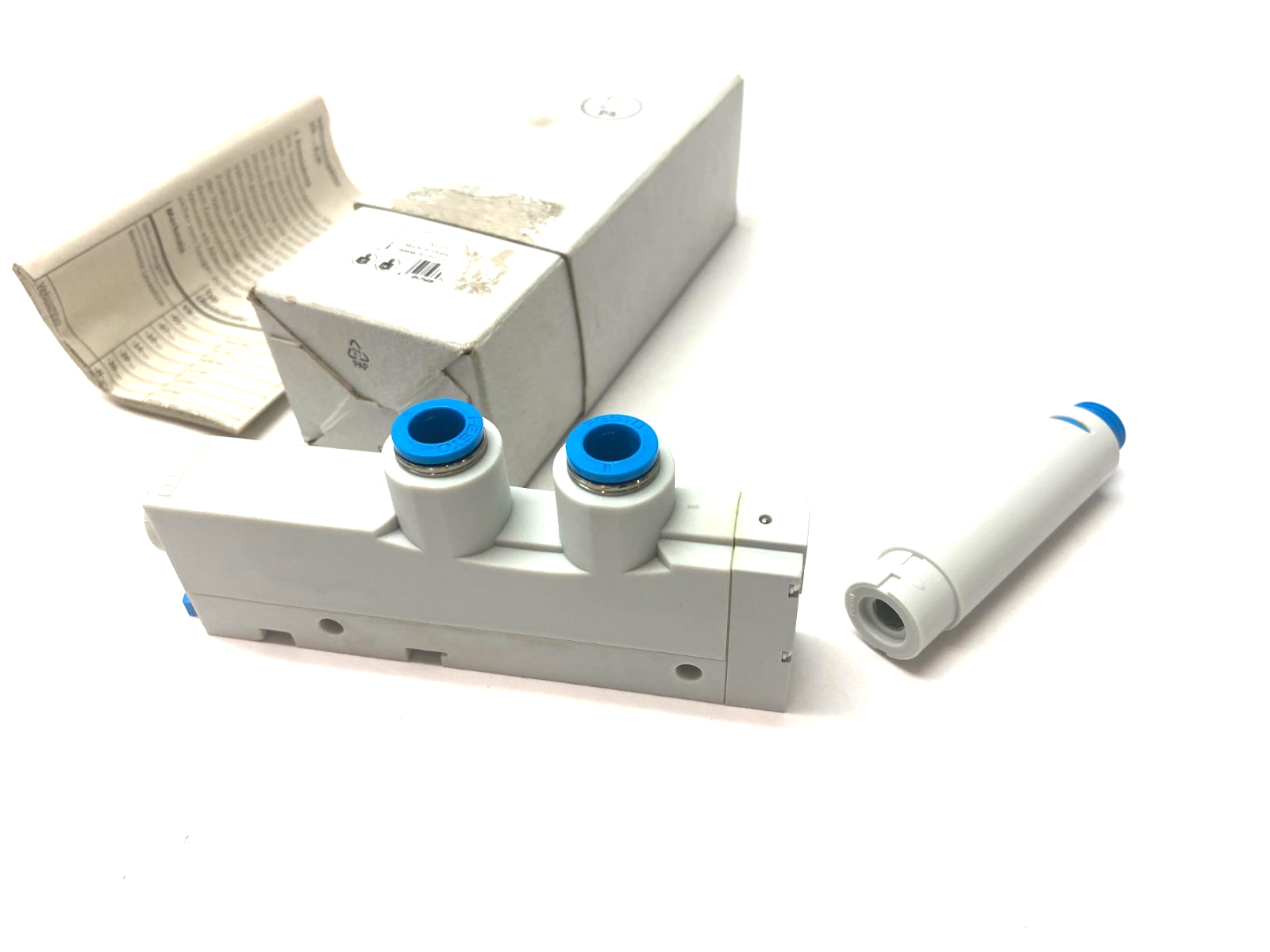 Festo VN-14-L-T4-PQ3-VQ3-RO2-B T-Shape Vacuum Generator 532649 - Maverick Industrial Sales