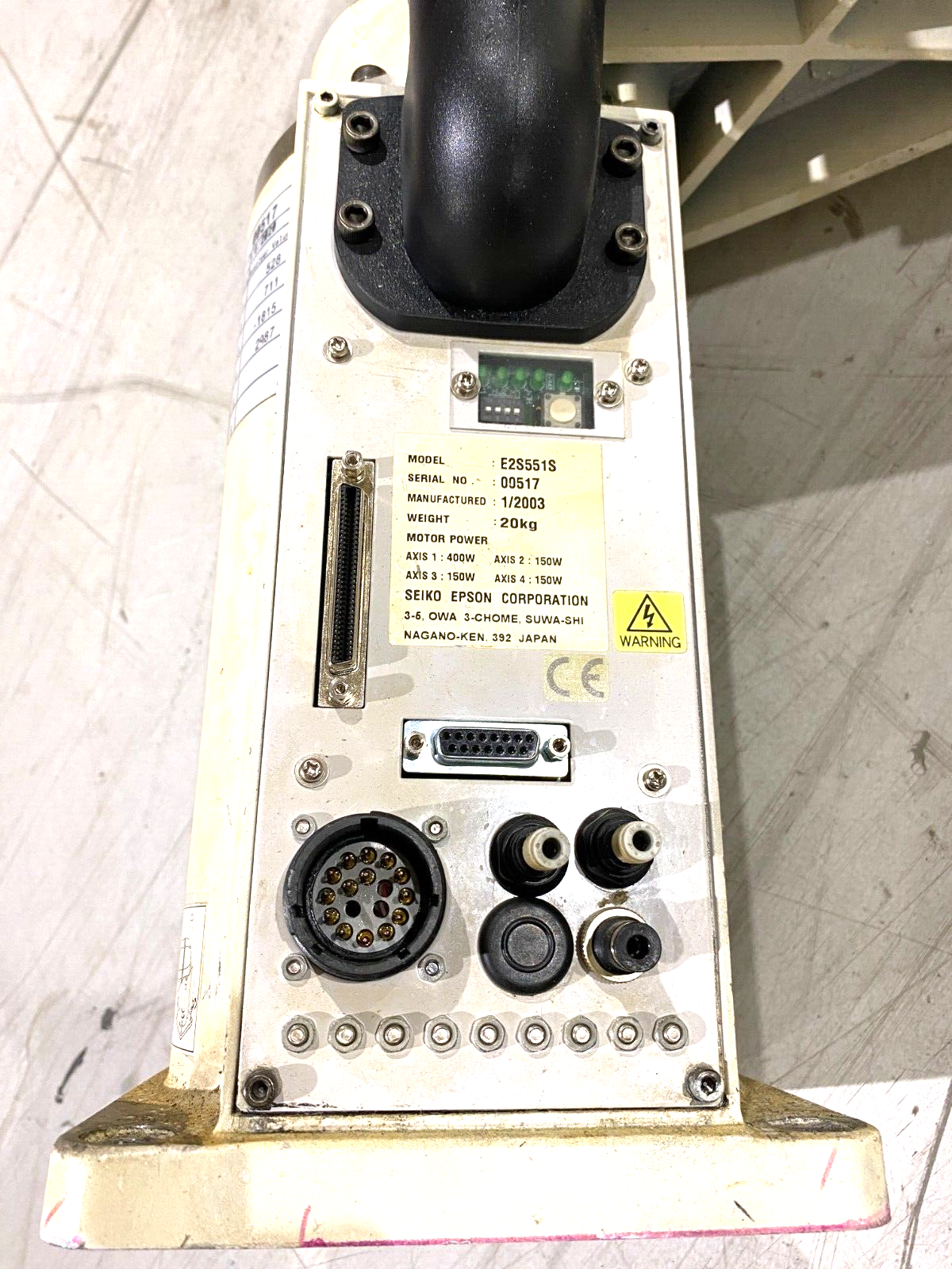 Seiko Epson E2S551S 4-Axis Manipulator Robot Arm NO CONTROLLER - Maverick Industrial Sales