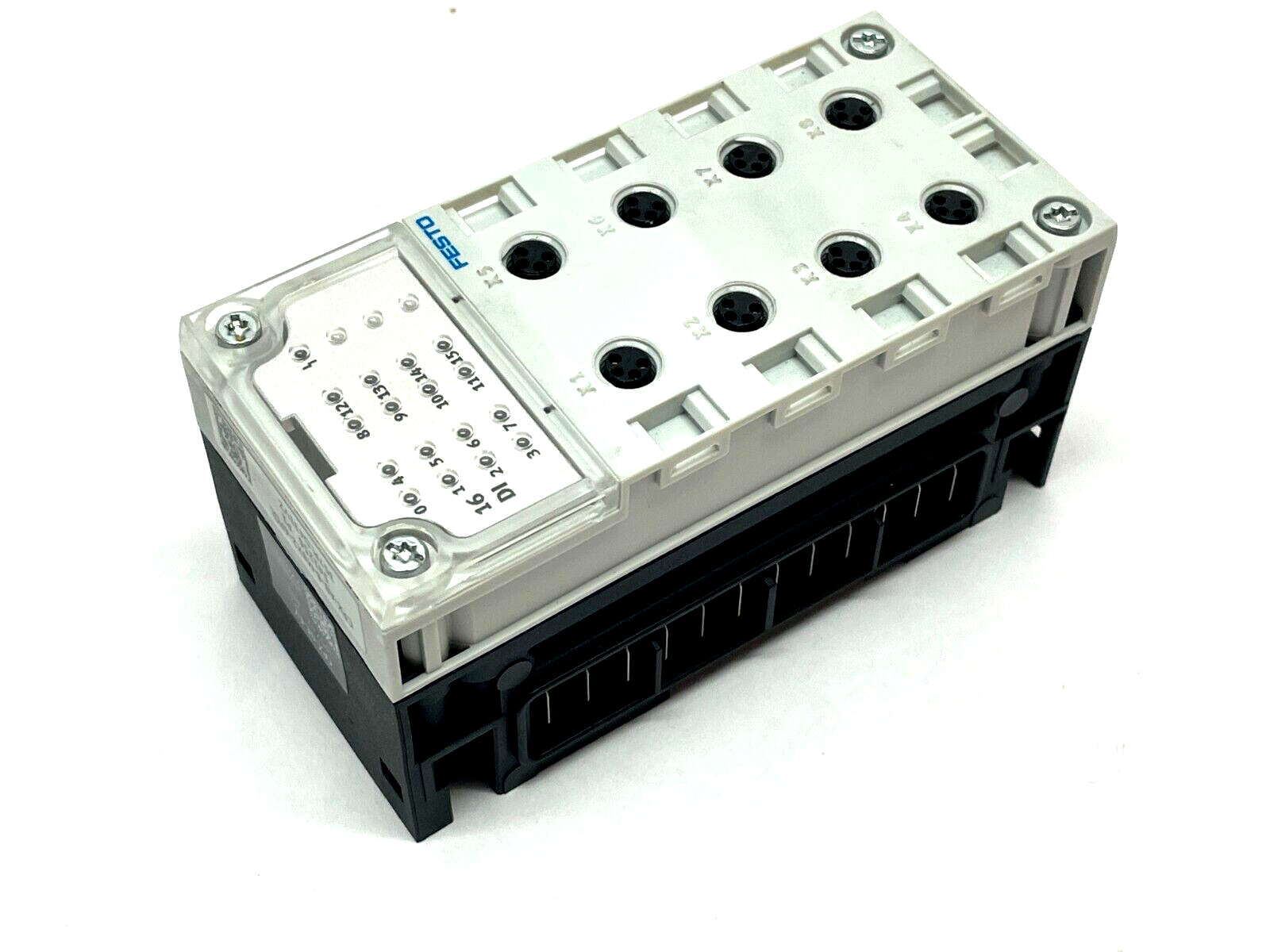 Festo CPX-AB-8-M8X2-4POL Connection Block w/ CPX-GE-EV Interlinking Block - Maverick Industrial Sales