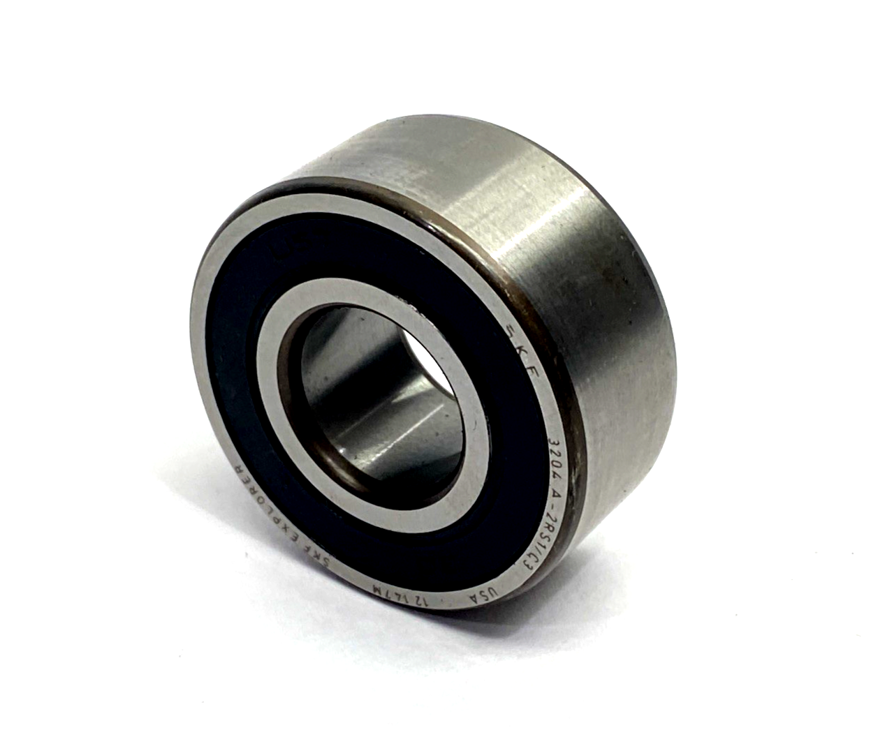 SKF 3204 A-2RS1/C3 Double Row Angular Contact Bearing, 20mm Bore 47mm OD - Maverick Industrial Sales
