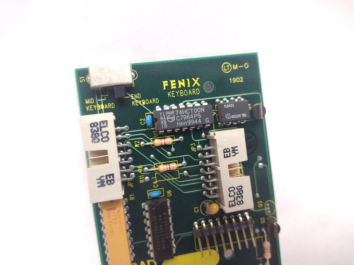 80-017798-01 Rev C | Synrad Fenix Keyboard PCB - Used - Maverick Industrial Sales