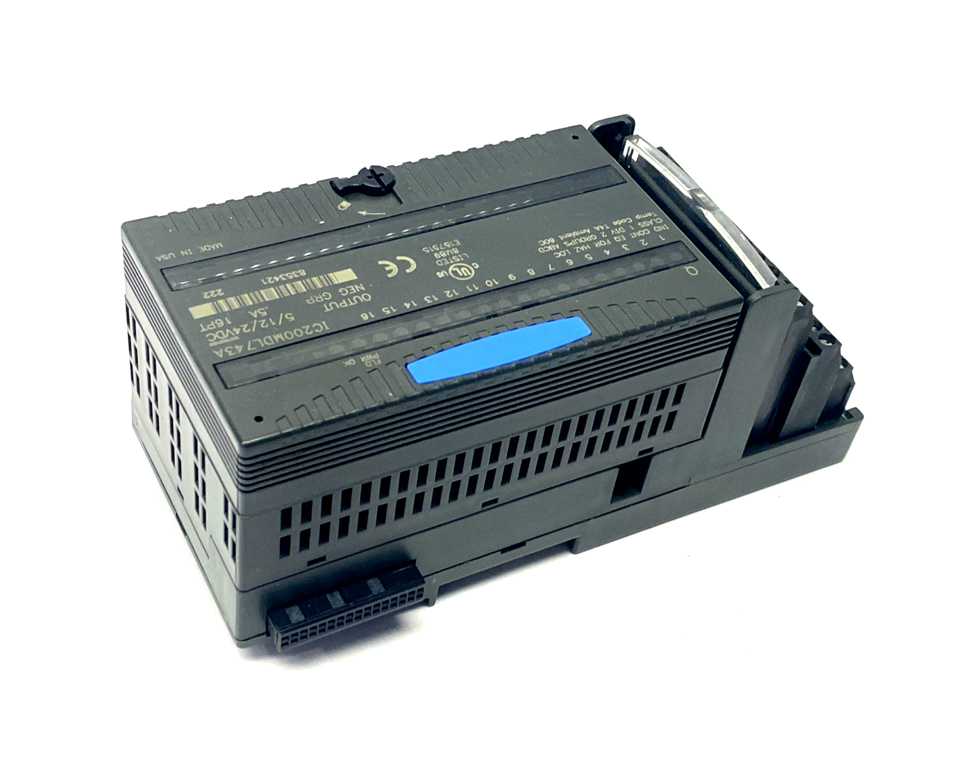 IC200MDL743A | GE Fanuc VersaMax Output Module 0.5A 16PT - Used - Maverick Industrial Sales