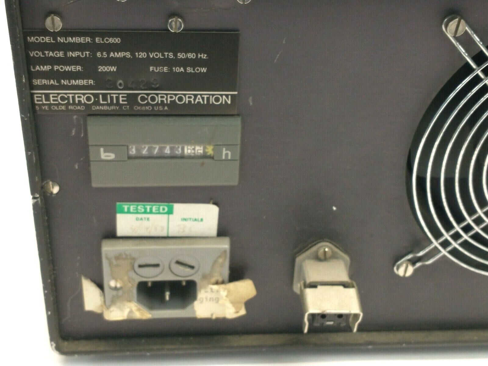 ElectroLite Corp ELC600 UV Curing System - Maverick Industrial Sales