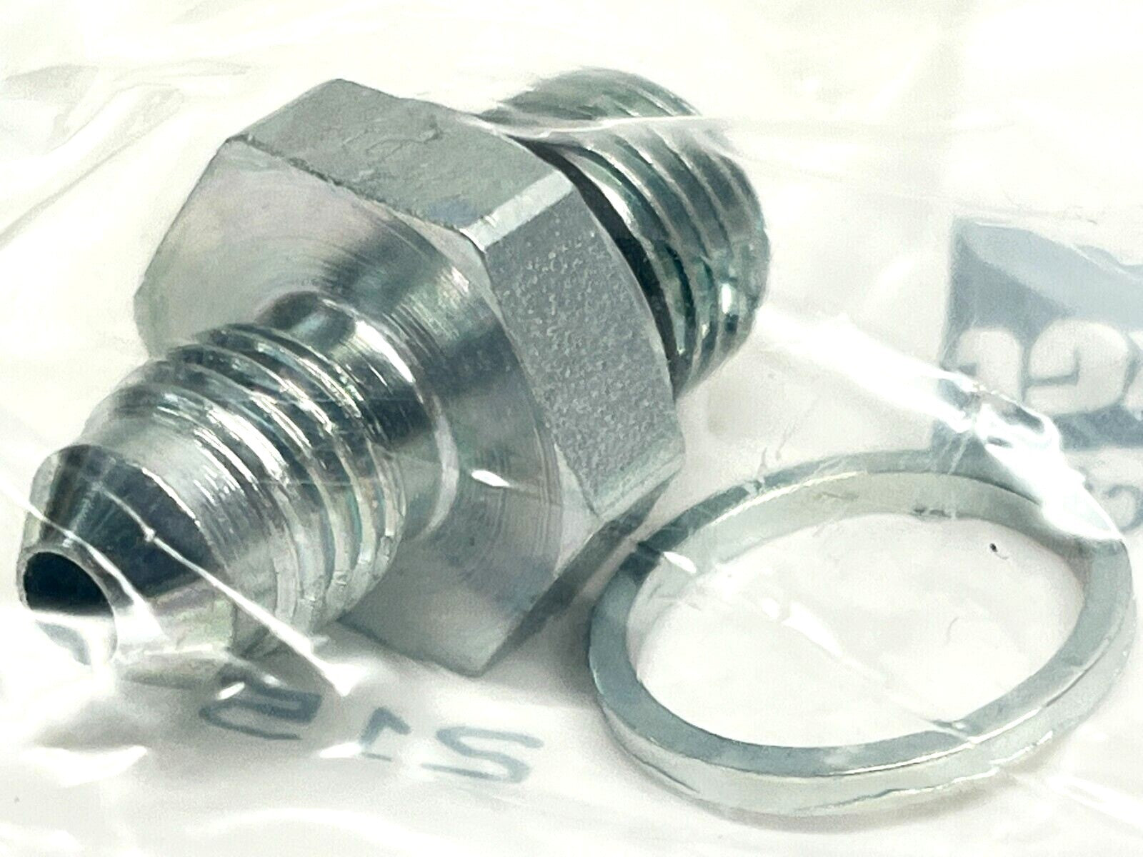 Parker 4-4F4OMXS Triple-Lok® 37 Degree Flare JIC Tube Fitting LOT OF 2 - Maverick Industrial Sales