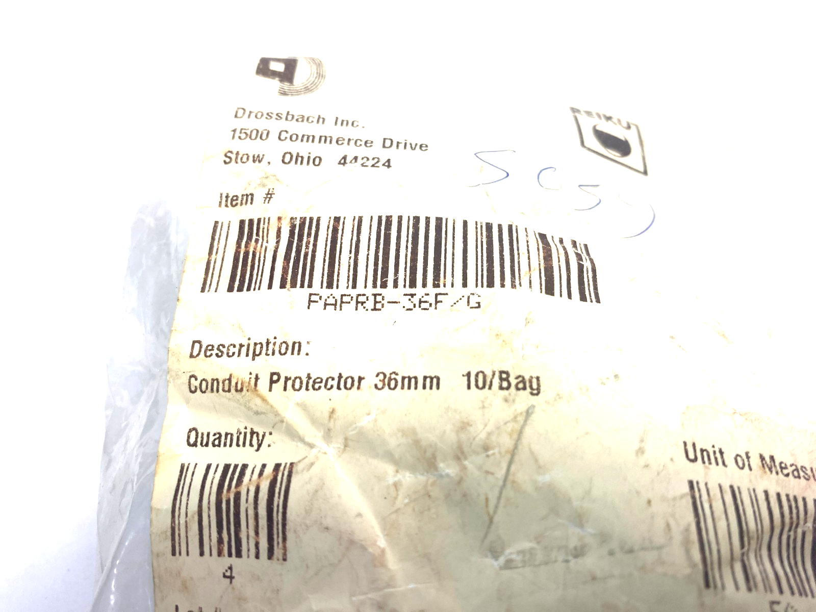 Reiku PAPRB-36F/G Tubing/Conduit Protector Black 0.360" PKG OF 4 - Maverick Industrial Sales