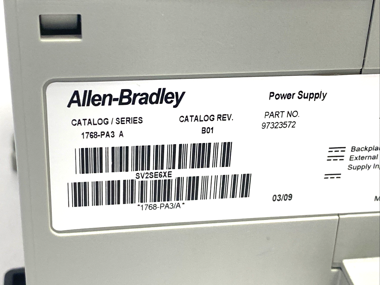 1768-PA3 | Allen Bradley Ser. A CompactLogix Power Supply - Used - Maverick Industrial Sales