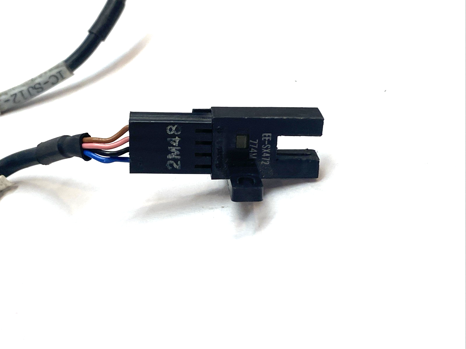 | Omron EE-SX472 Slot Photo Interrupter 5mm NPN Light-ON 5–24VDC 100mA - Used - Maverick Industrial Sales