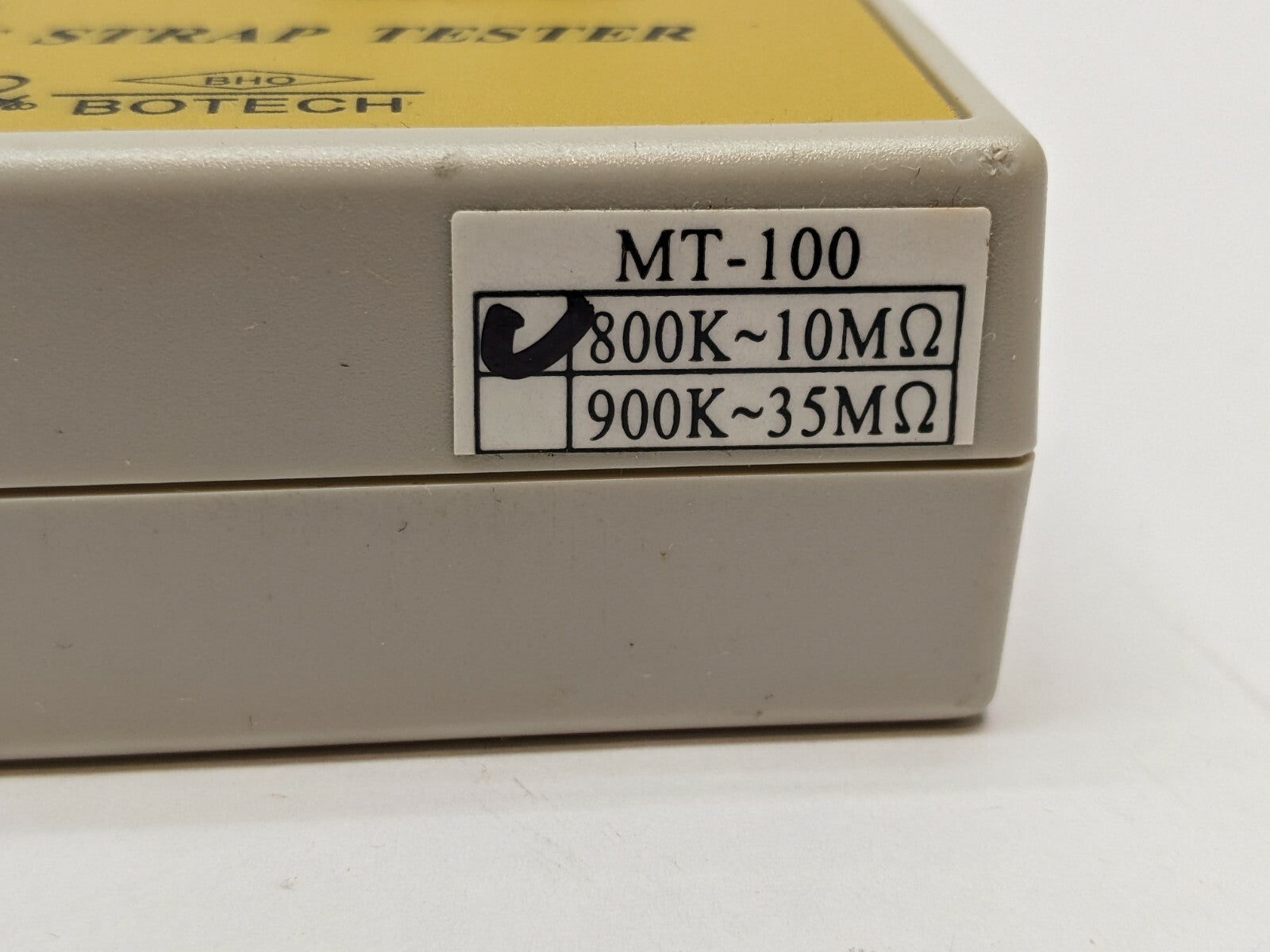 Botech MT-100 Wrist Strap Tester - For parts or not working - Maverick Industrial Sales