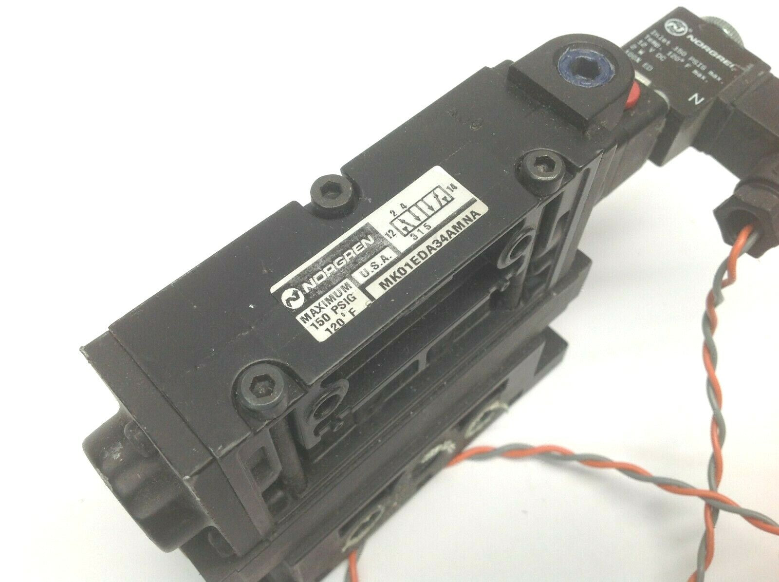 MK01EDA34AMNA | Norgren Pneumatic Solenoid Valve Manifold - Used - Maverick Industrial Sales
