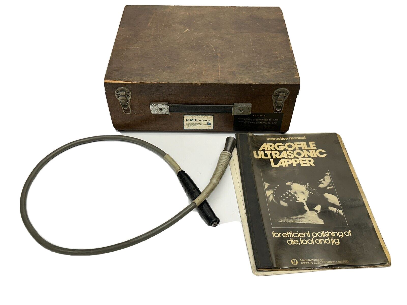 DME Argofile Cable w/ Wooden Case and Instructions - Maverick Industrial Sales