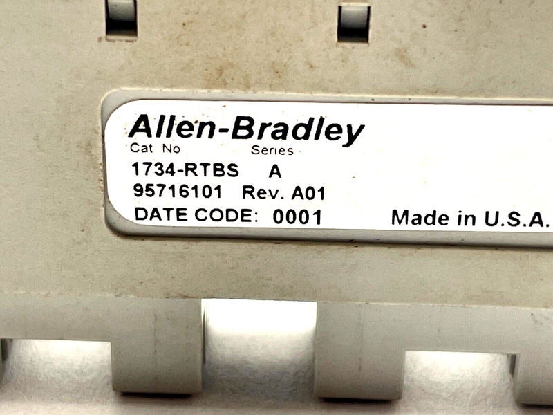 Allen Bradley 1734-RTBS Ser. A Point I/O Component LOT OF 4 - Maverick Industrial Sales