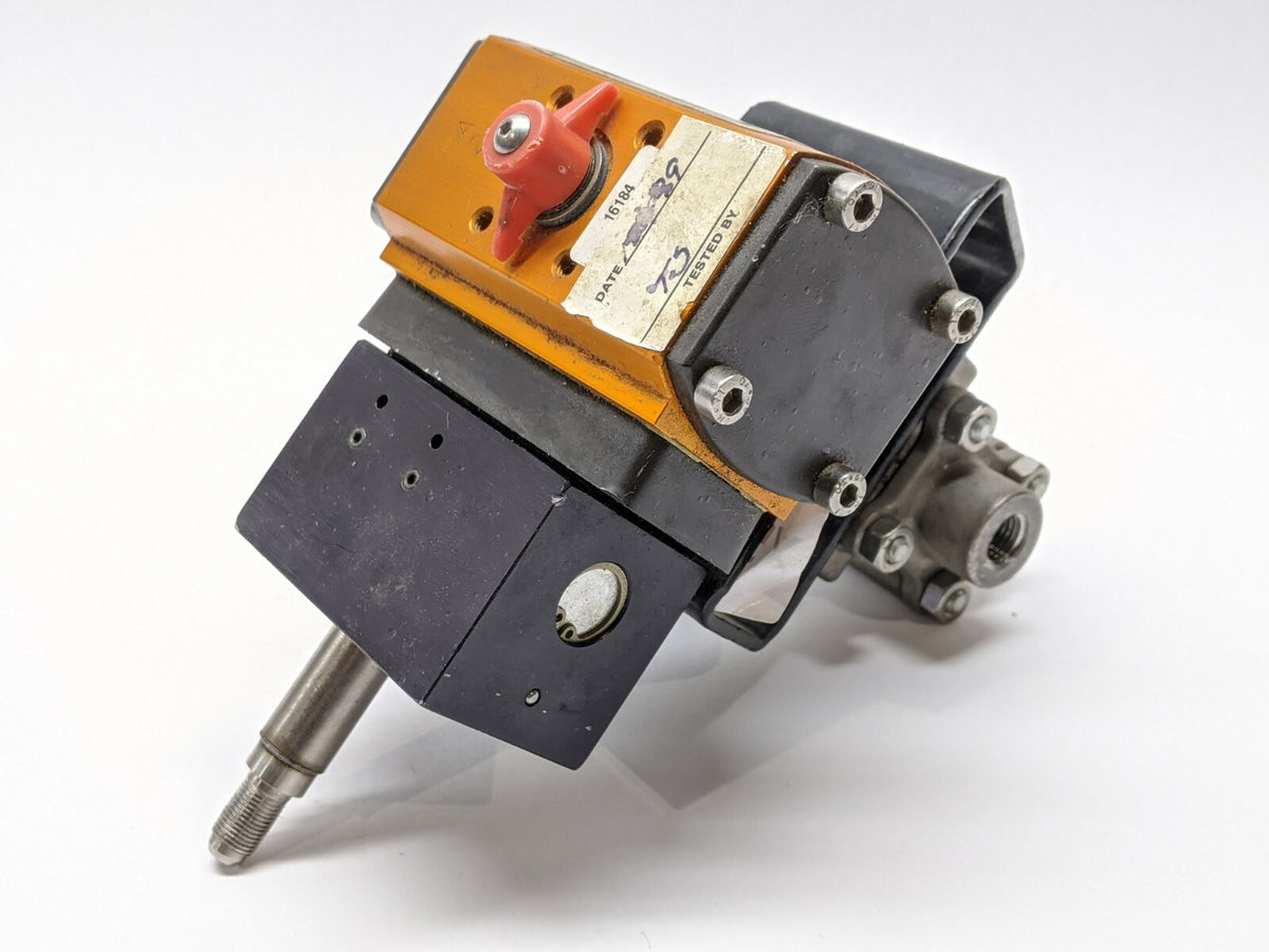 05 39 W 120A R3 | Worcester Controls 0539W120AR3 Pneumatic Actuator Series 39 w/ 1/4" Ball Valve - Used - Maverick Industrial Sales