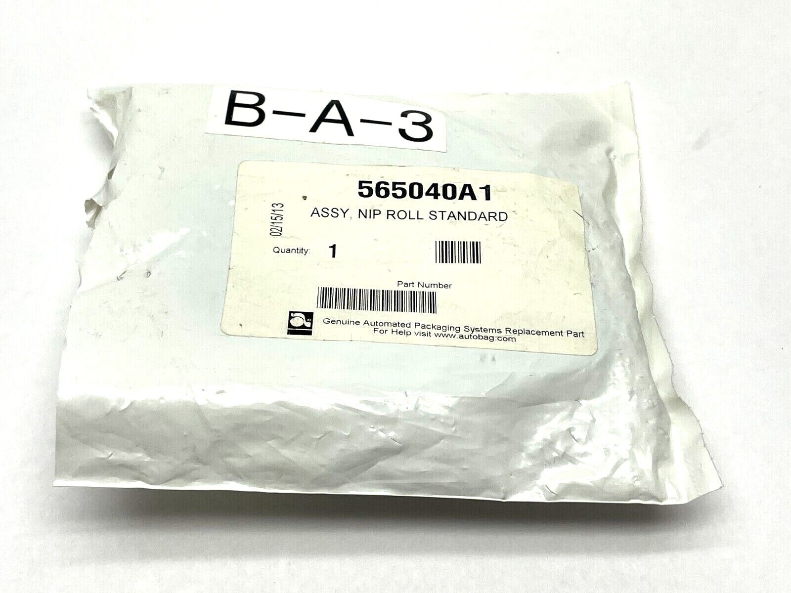 Automated Packaging 565040A1 Standard Nip Roll Assembly - Maverick Industrial Sales