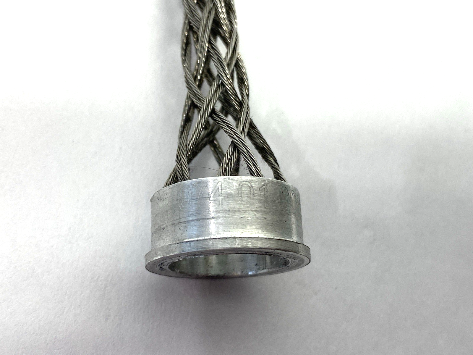 074-01-008 | Kellems Wire Mesh Cord Grip MISSING NIPPLE & THREADED COLLAR LOT OF 2 - Used - Maverick Industrial Sales