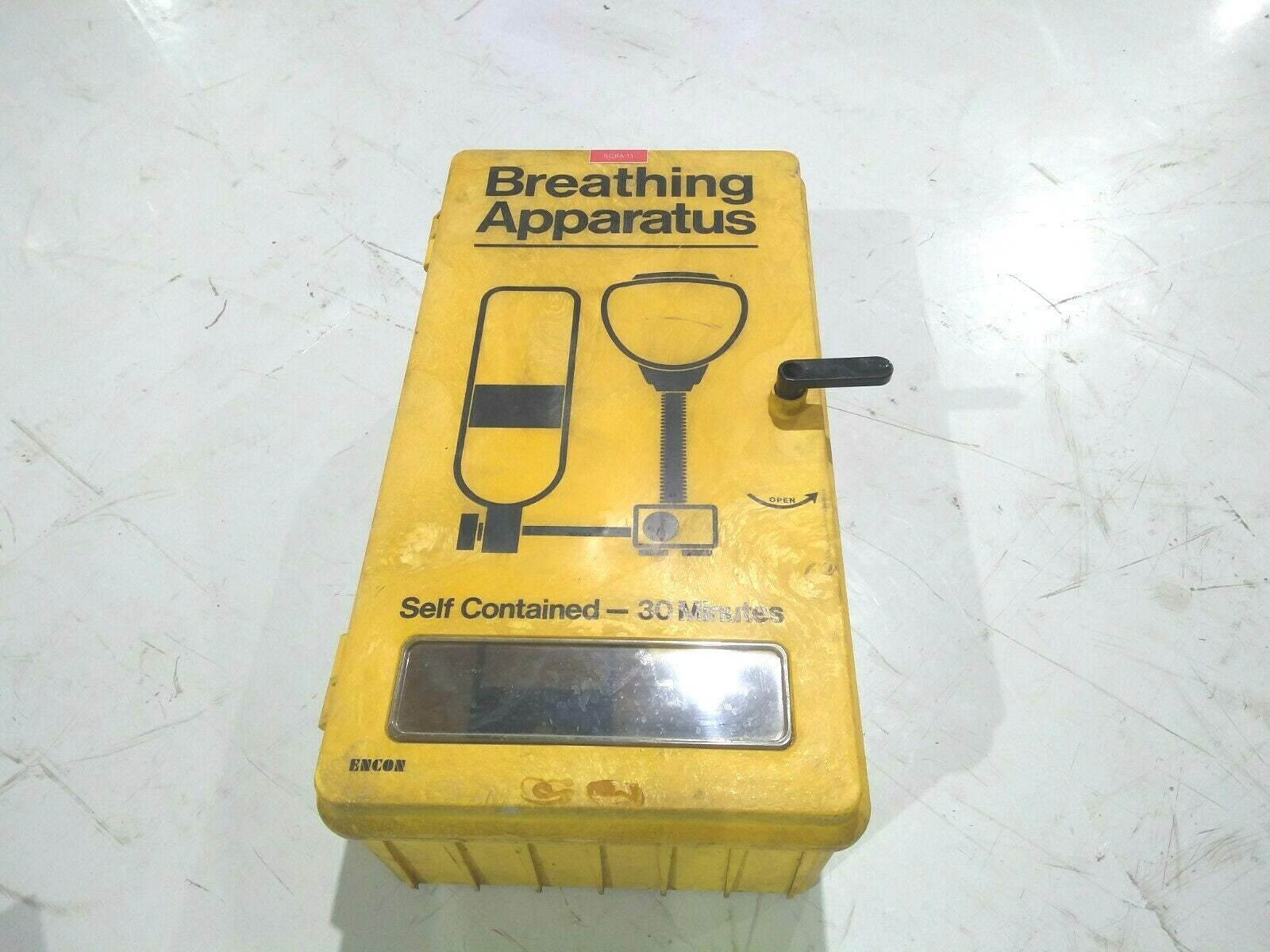 ENCON WC22Y10B SCBA Respirator Wall Case 37-3/4"H x 22"W x 13-3/4" D - Maverick Industrial Sales