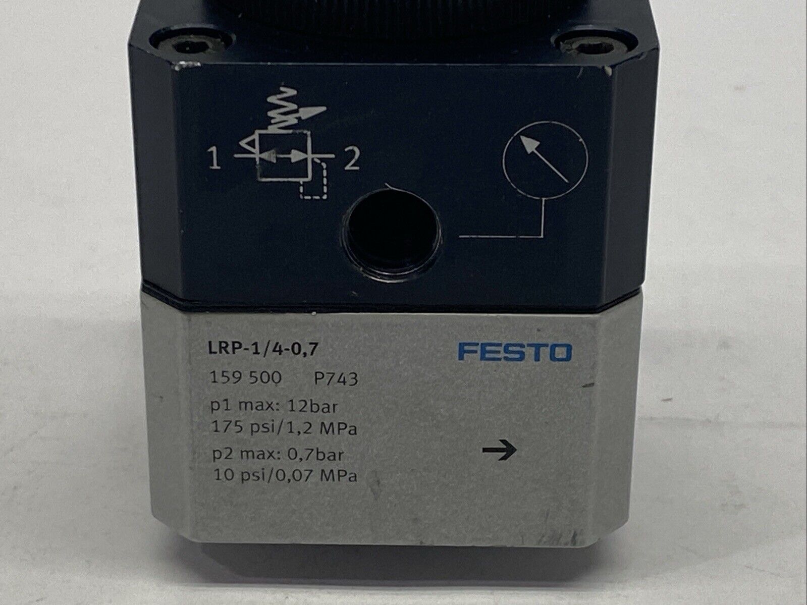 Festo LRP-1/4-0,7 Precision Pressure Regulator 159500 - Maverick Industrial Sales