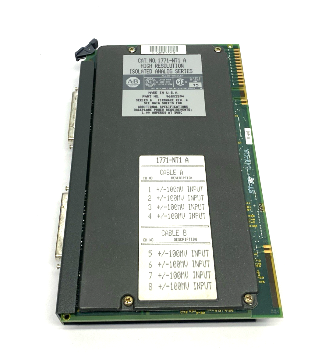 1771-NT1 | Allen Bradley Ser. A High Resolution Isolated Analog Module 8-Channel - Used - Maverick Industrial Sales
