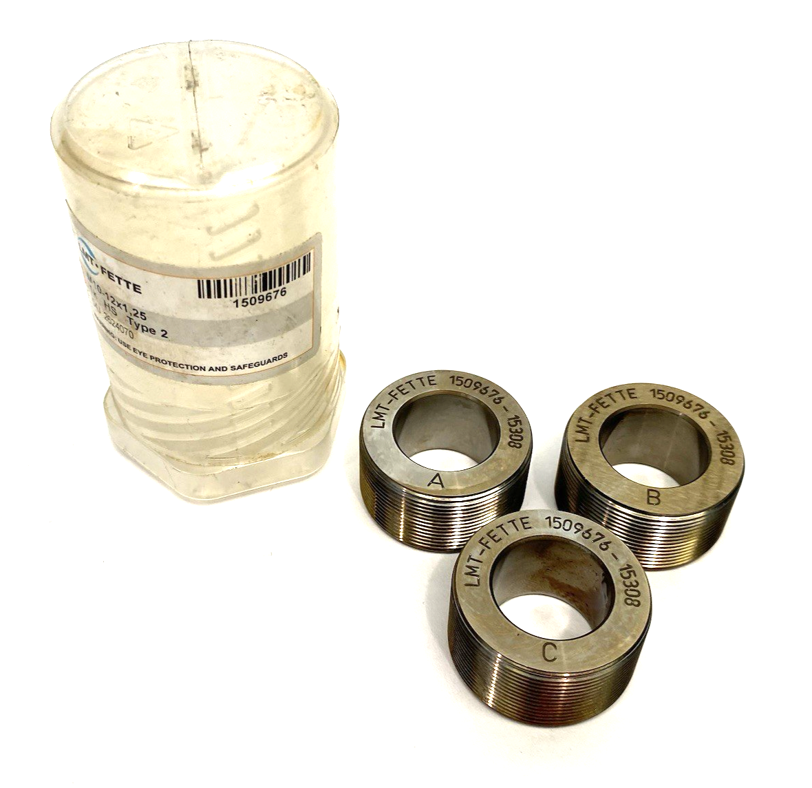 1509676 | LMT Fette EVOline Thread Rollers M10-12x1,25 1k HS Type 2 PKG OF 3 - New – Open box - Maverick Industrial Sales