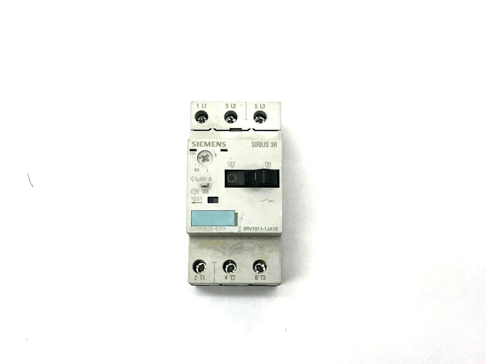 Siemens 3RV1011-1JA10 Motor Starter Protector - Maverick Industrial Sales