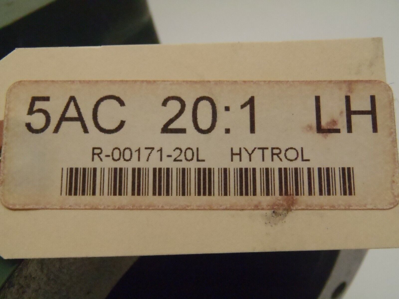 Hytrol R-00171-20L Speed Reducer 5AC 20:1 LH - Maverick Industrial Sales