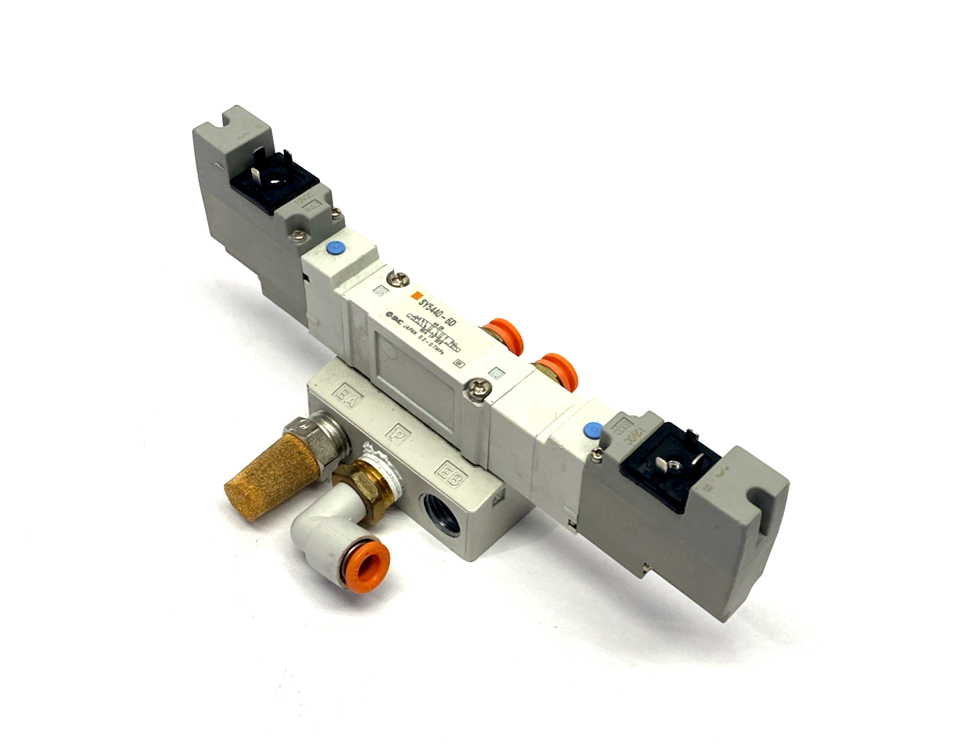 SMC SY5440-6D Solenoid Valve & Base - Maverick Industrial Sales