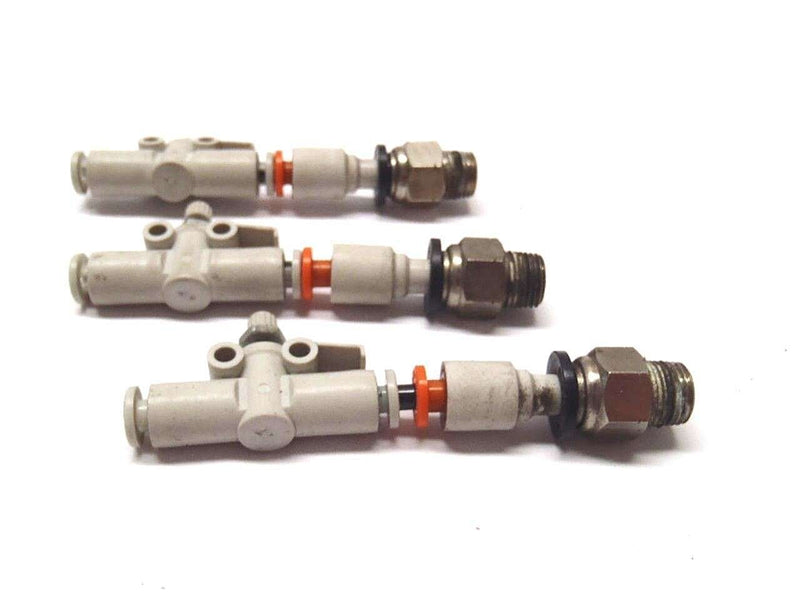 SMC AS1002F Flow Speed Control 5/32 Lot of 3 - Maverick Industrial Sales