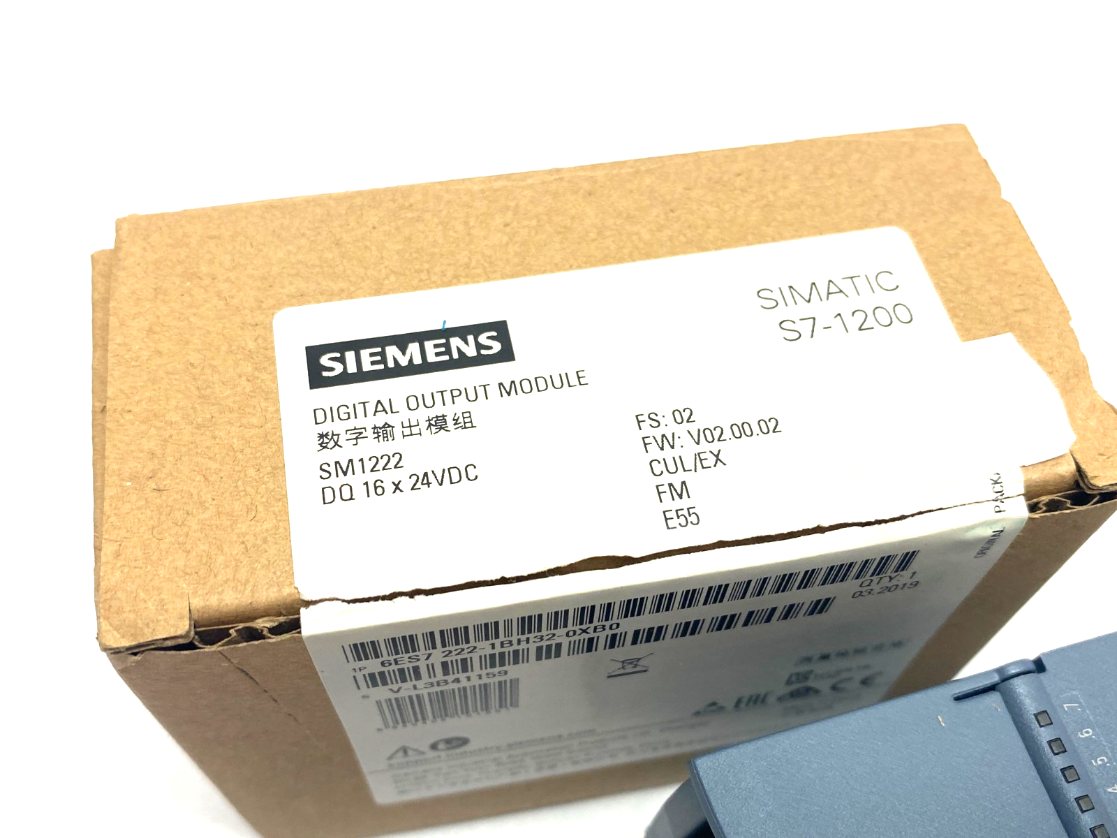 Siemens 6ES7 222-1BH32-0XB0 SIMATIC S7-1200 Digital Output Module DQ 16x24VDC - Maverick Industrial Sales