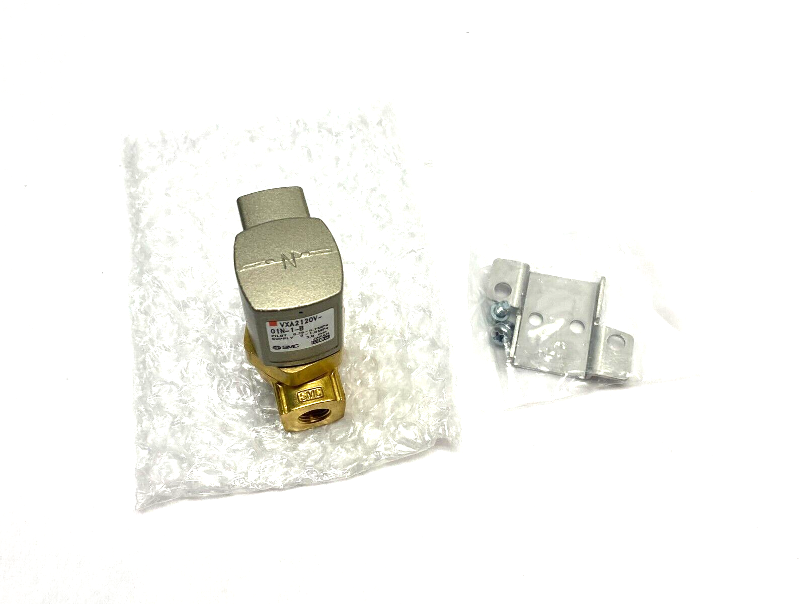 SMC VXA2120V-01N-1-B 2-Way Media Pilot Valve - Maverick Industrial Sales