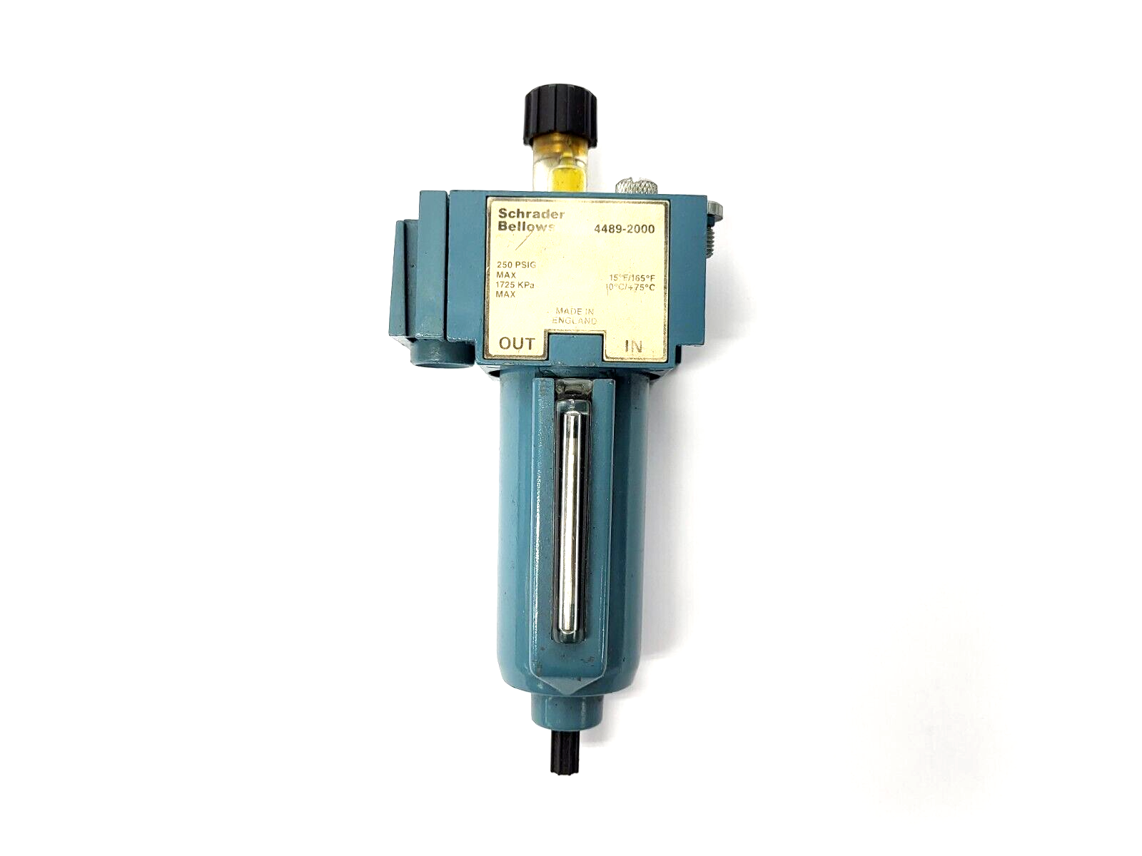 Schrader Bellows 4489-2000 Lubricator 250PSIG 1725KPa - Maverick Industrial Sales