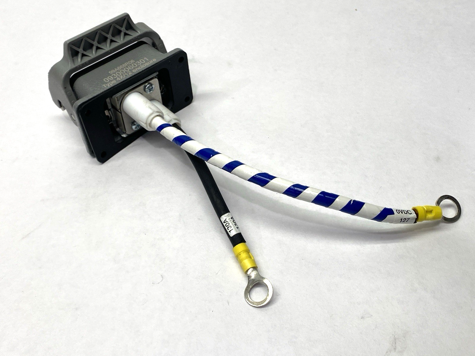 09140023123 | Harting Han HV Module w/ 09300060301 Bulkhead Mount Housing - Used - Maverick Industrial Sales