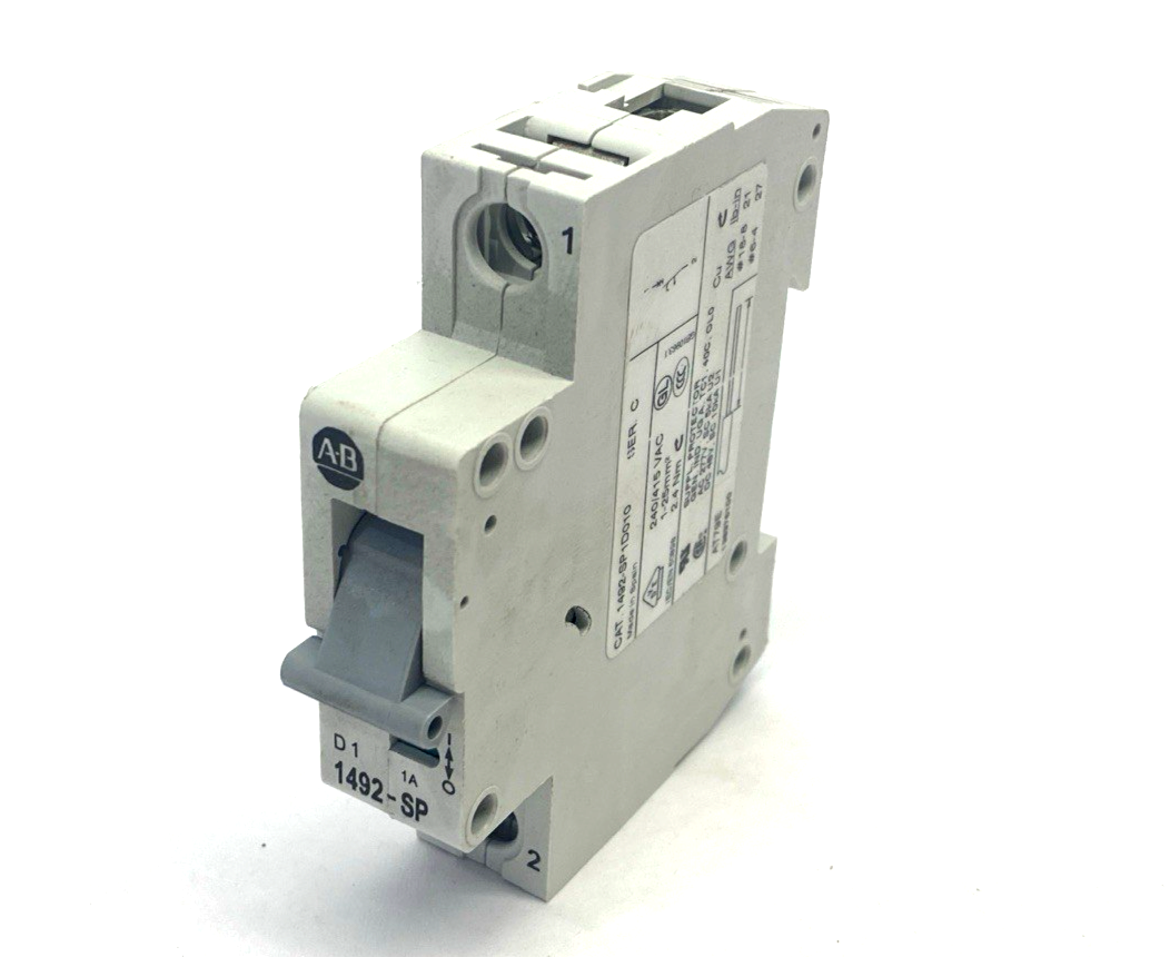 1492-SP1D010 | Allen Bradley Ser. C Miniature Circuit Breaker 1A 1-Pole - New – Open box - Maverick Industrial Sales