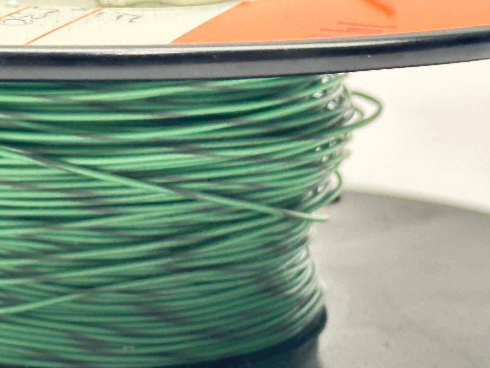 Pyttronic Industries P2106-5/8 Hook-Up Wire Type E 24 AWG Green/Grey 14oz Spool - Maverick Industrial Sales
