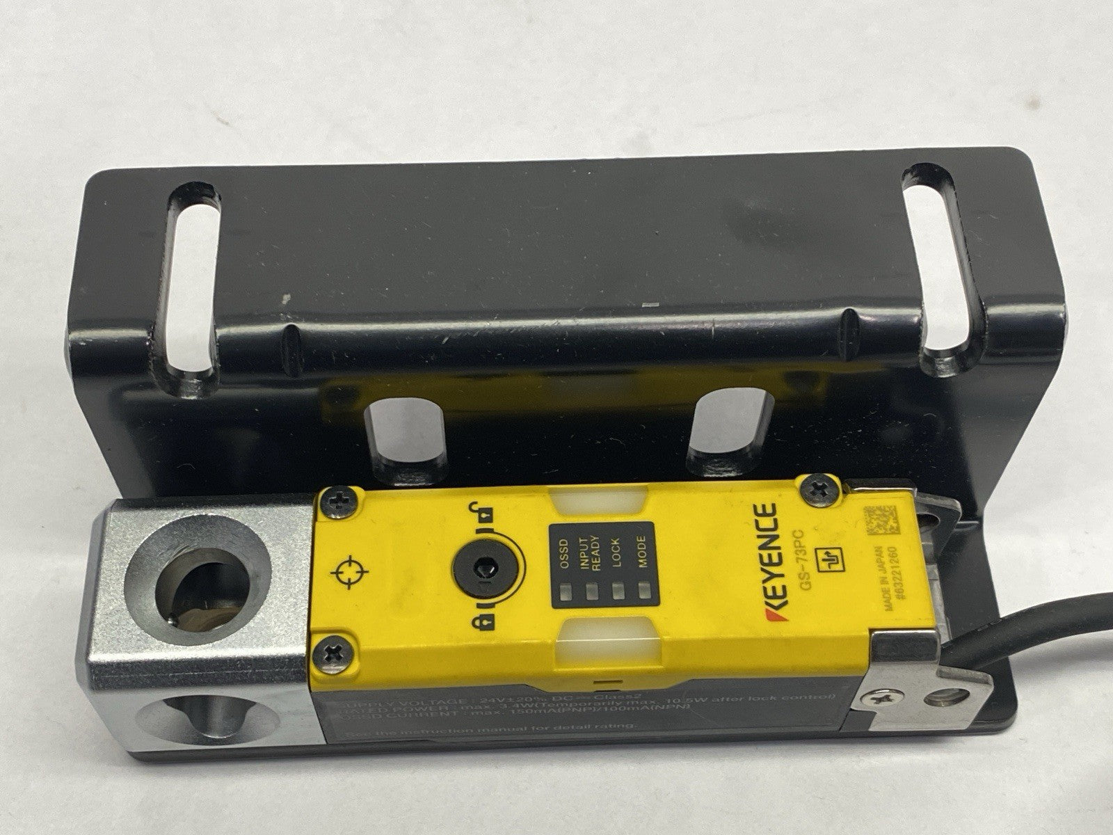 GS-73PC | Keyence Safety Interlock Switch High Performance Type M12 w/ GS-A21 - Used - Maverick Industrial Sales