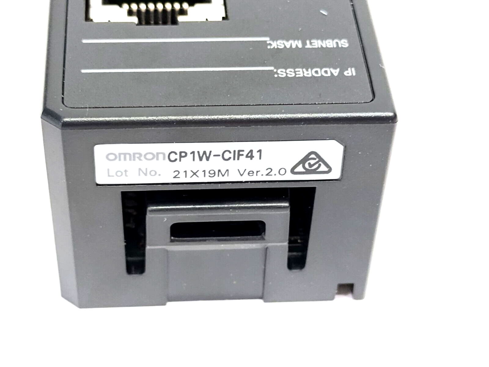 Omron CP1W-CIF41 PLC Interface Unit, Ethernet Option Board 10BASE-T 100BASE-TX - Maverick Industrial Sales