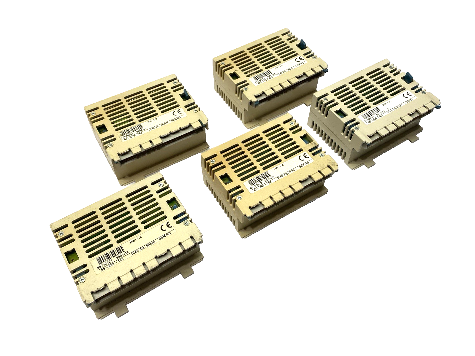 05-008-163 | Sigmatek DIAS Digital Conversion Module DDM 163 LOT OF 5 - For parts or not working - Maverick Industrial Sales