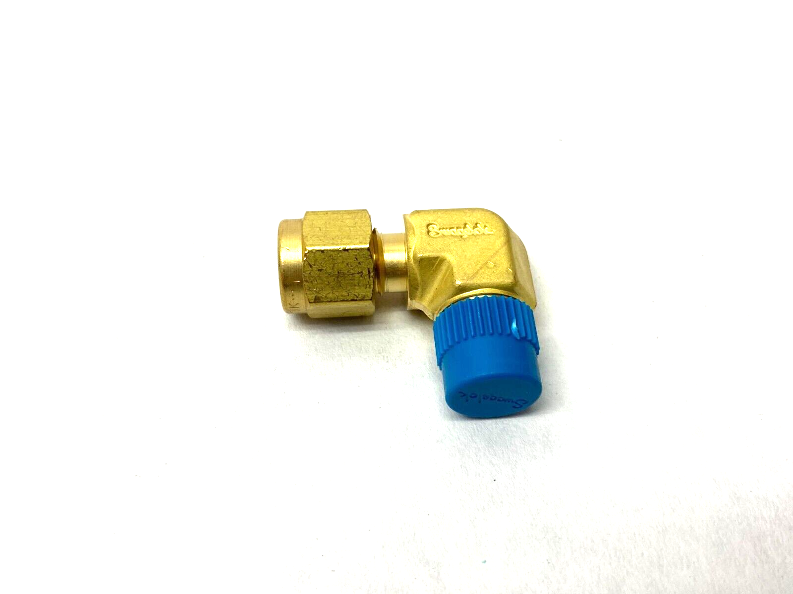 Swagelok B-300-2-2 Brass Male Compression Elbow Fitting 3/16" Tube x 1/8" Pipe - Maverick Industrial Sales