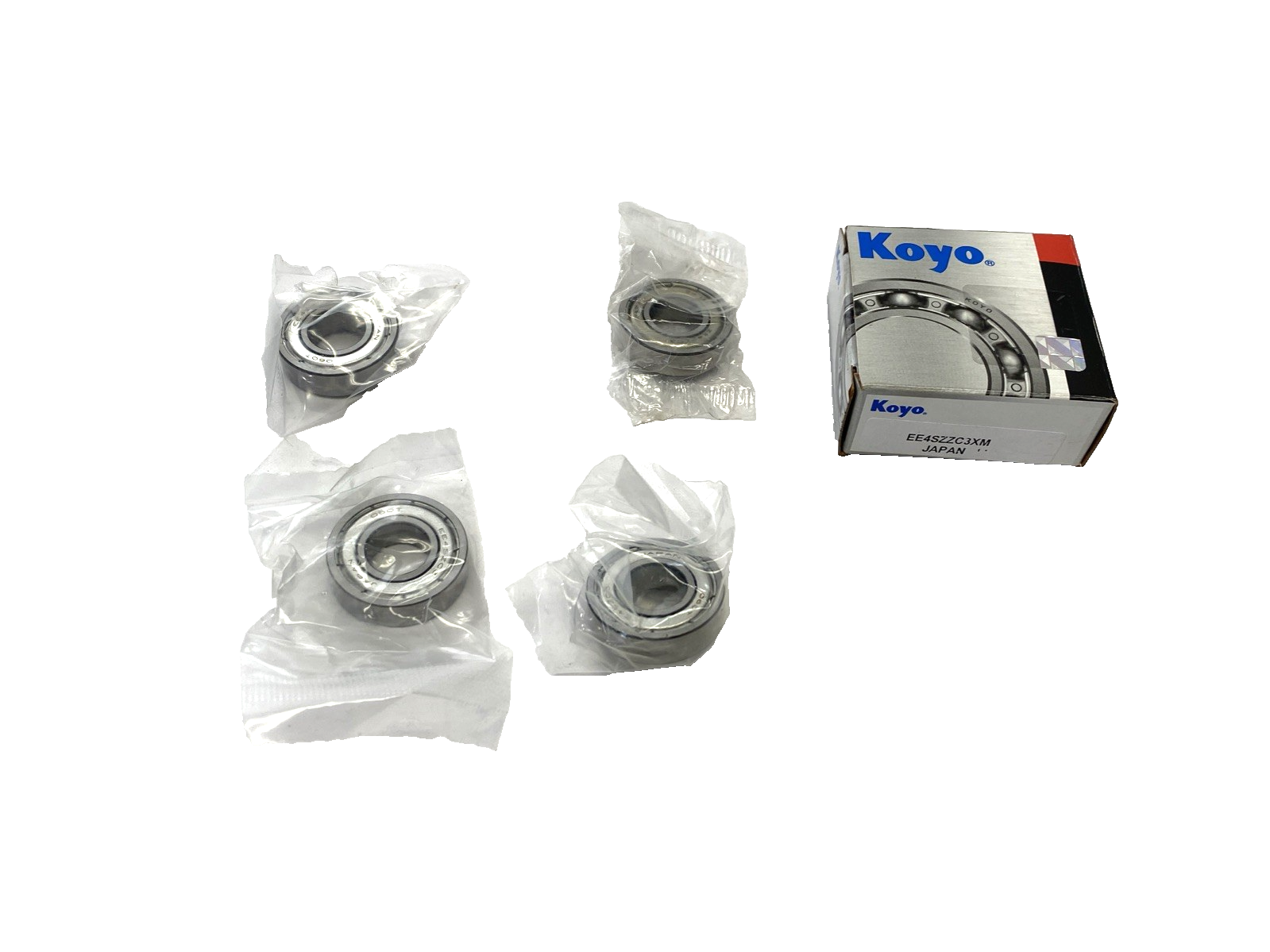 Koyo EE4SZZC3XM Miniature Roller Bearing 1/2" Bore 1.13" O.D. 0.315" Wide 4-PACK - Maverick Industrial Sales