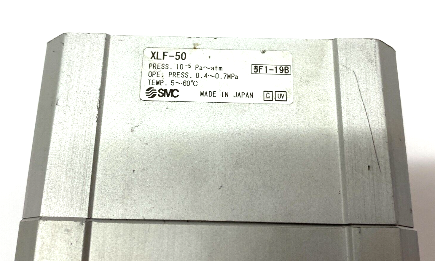 SMC XLF-50 High Vacuum Valve 0.4~0.7MPa Ope. Press 5~60°C - Maverick Industrial Sales
