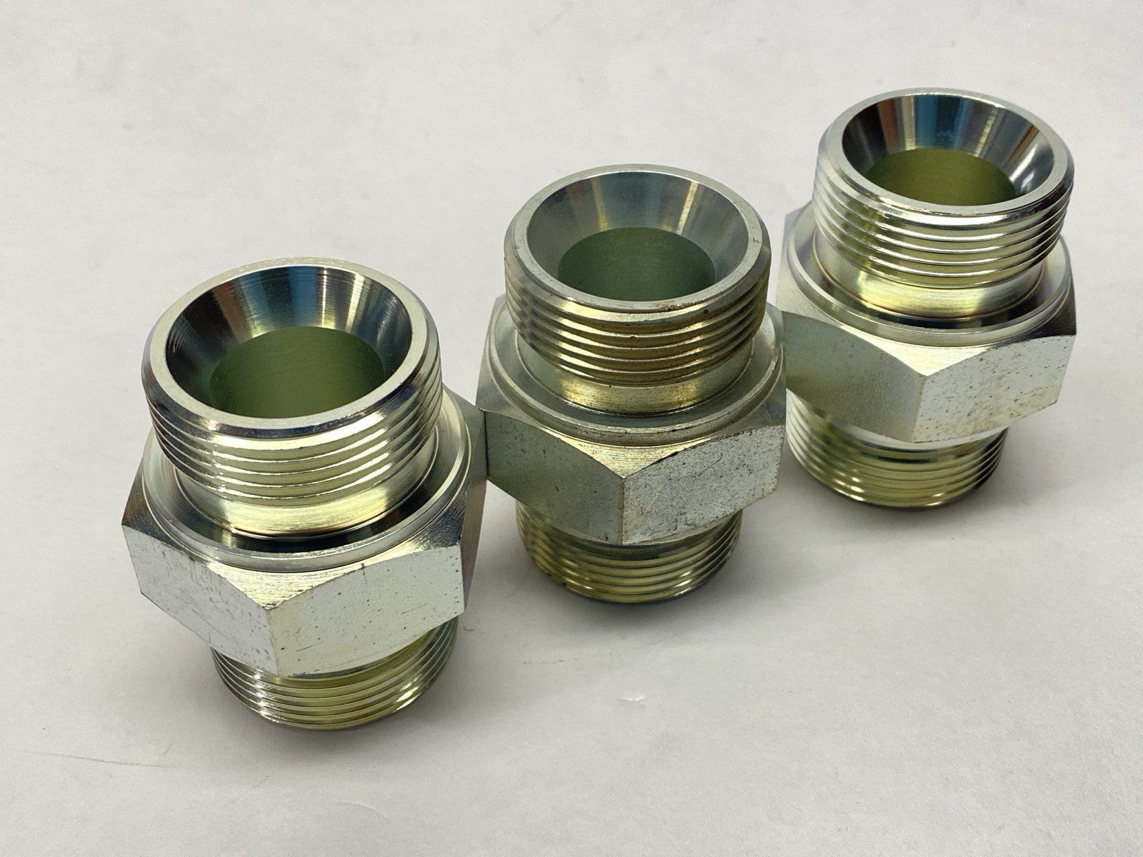 Atlas Copco 0649.0009 Double Nipple 1-1/4" x 1-1/4" NPT ST DN25 LOT OF 3 - Maverick Industrial Sales