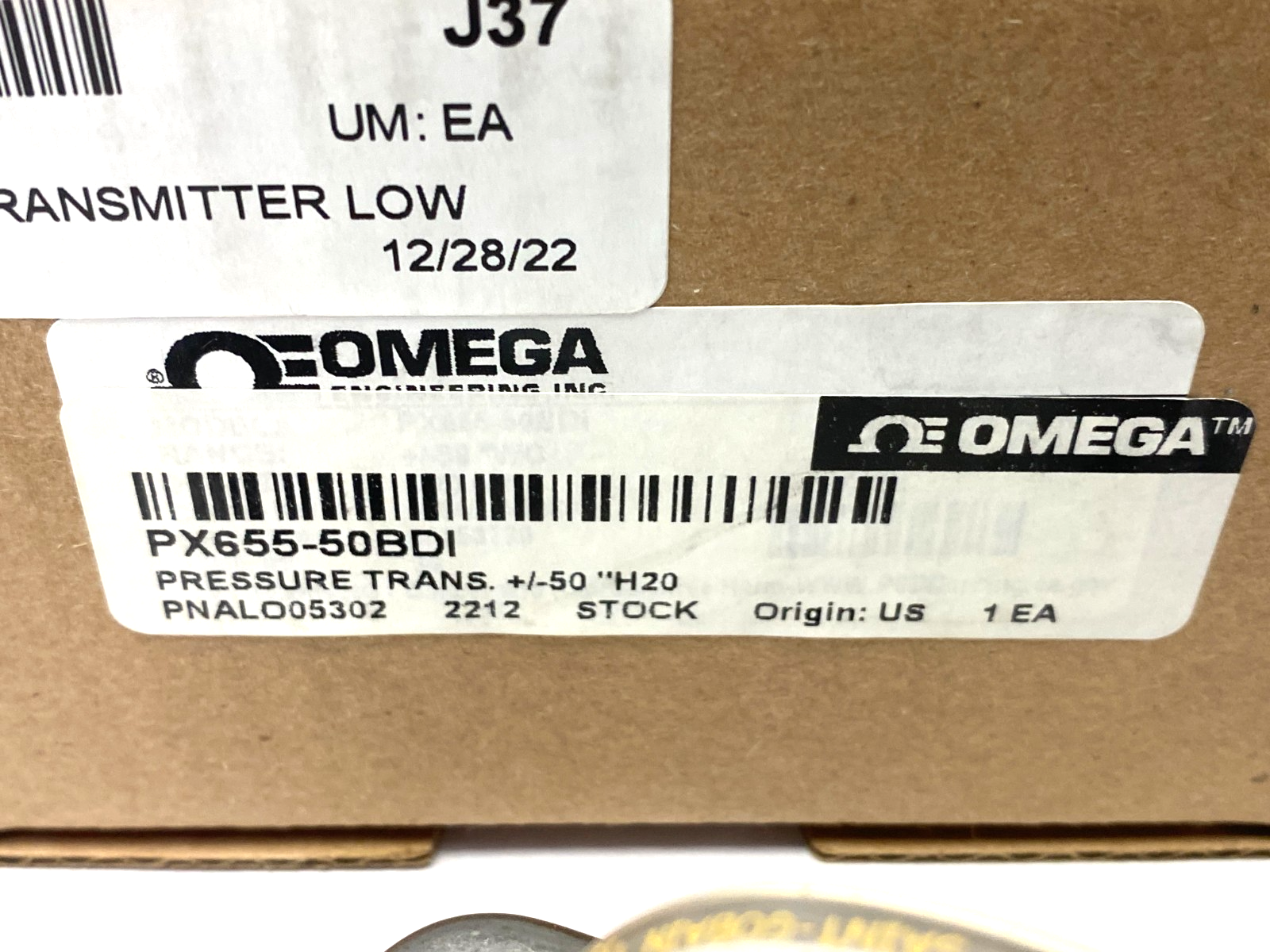 PX655-50BDI | Omega Differential Low Pressure Transmitter, Bi-Directional - New – Open box - Maverick Industrial Sales