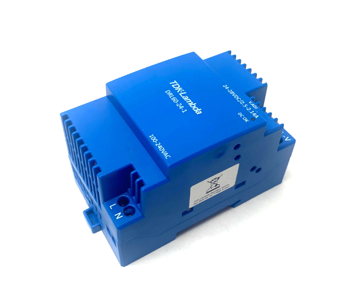 TDK-Lambda DRL60-24-1 Power Supply Module, Rail Mounted - Maverick Industrial Sales